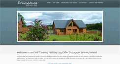 Desktop Screenshot of drumcouralogcabin.com